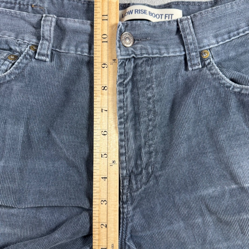 Gap Corduroy Pants Men 34x30 Dark Gray Low Rise Boot Fit Cotton Blend - Picture 7 of 12